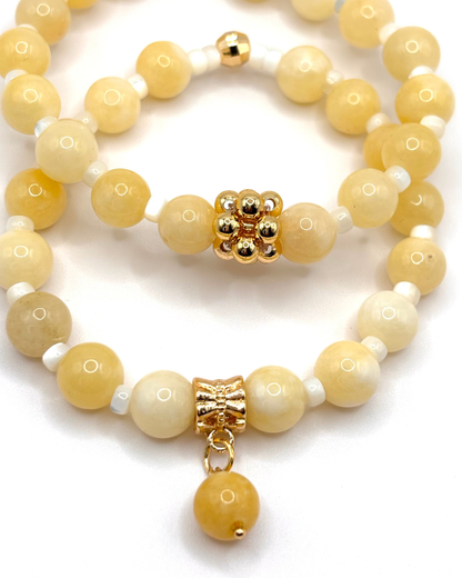 Pulseras Tango – Perlas Amarillas