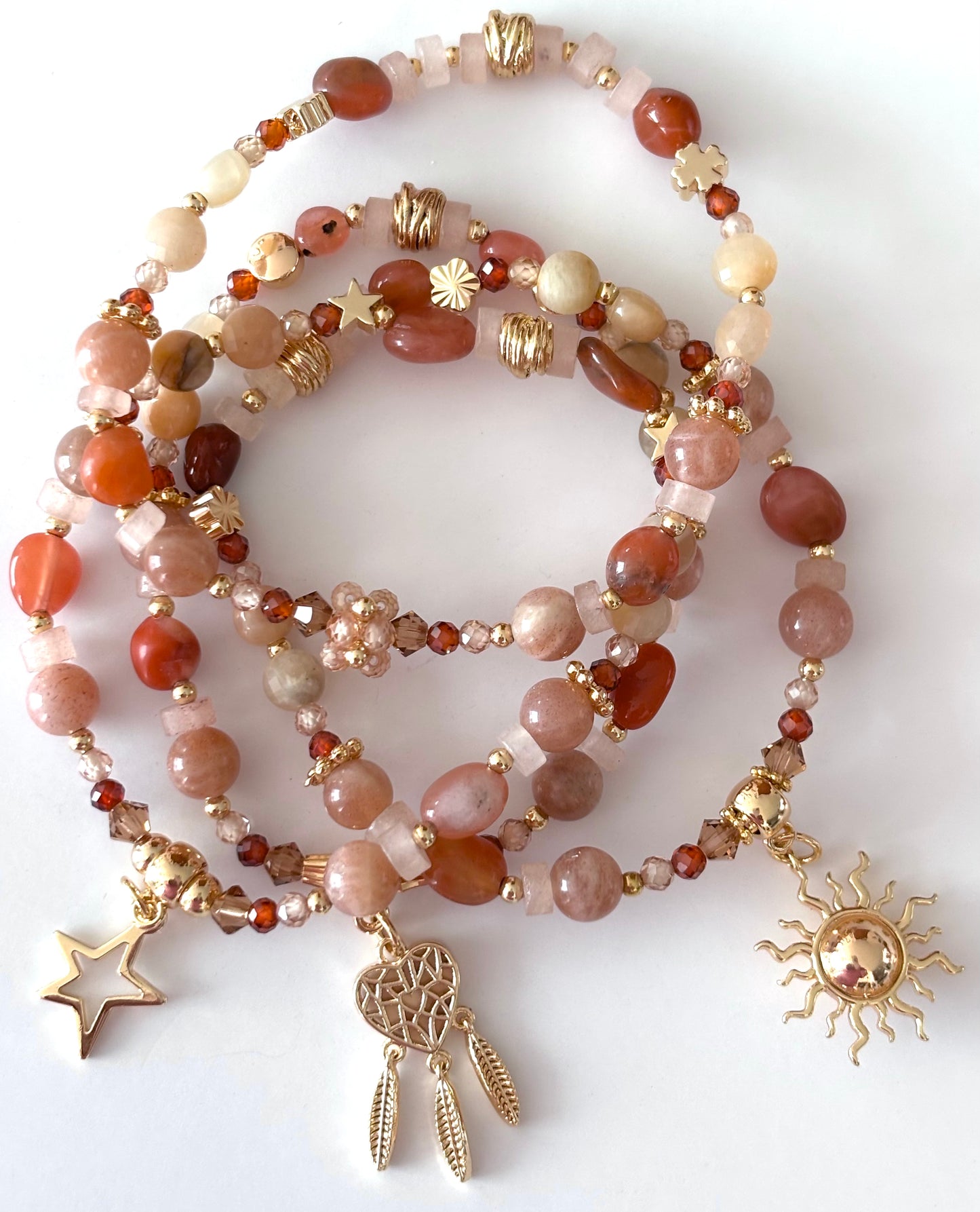 Pulsera Tango – Piedra luna 4Pz